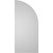 Ekena Millwork Quarter Round Top Left Surface Mount PVC Gable Vent w/ 2"W x 2"P Brickmould Sill Frame, 18"W x 40"H GVPQL18X4003SN - alternate 2